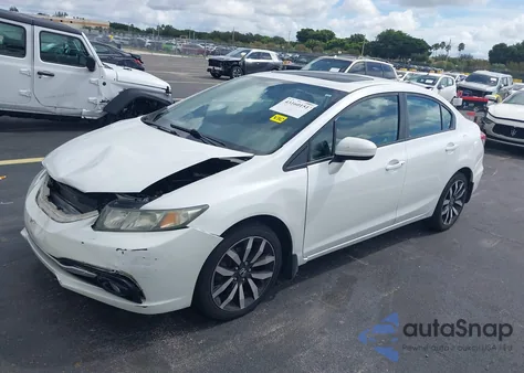 2015 Honda Civic Ex-L из США, поврежденный, VIN 19XFB2F94FE244658